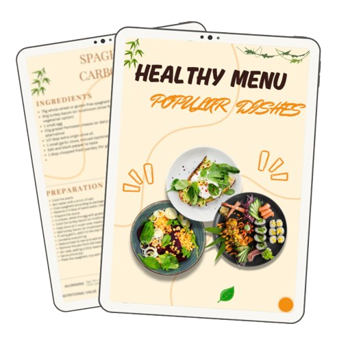 Healthy Recipes Menu - Worldwide Popular Dishes