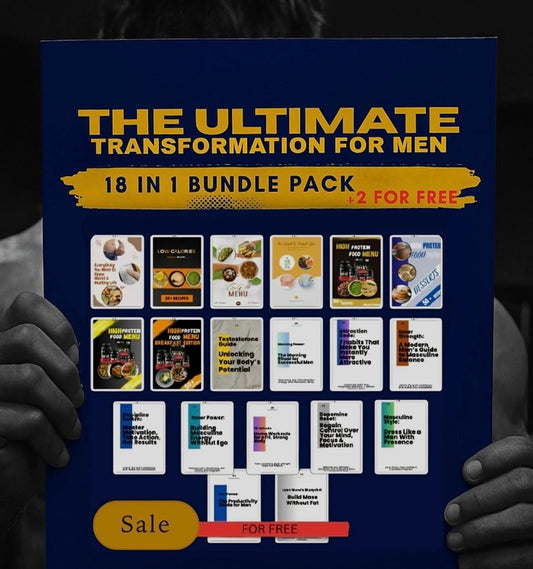 🔥THE ULTIMATE MASCULINE TRANSFORMATION BUNDLE🔥